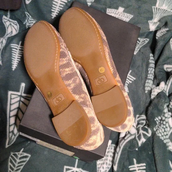 Aldo Brué Women's Leather Snakeskin Print Flats - Picture 5 of 8